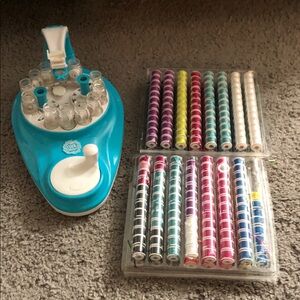 Nail Art Kit with Colorful Threads